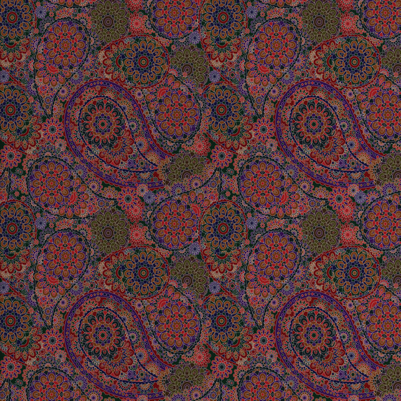 Tissu ethnique, l 58 po x L 180 po