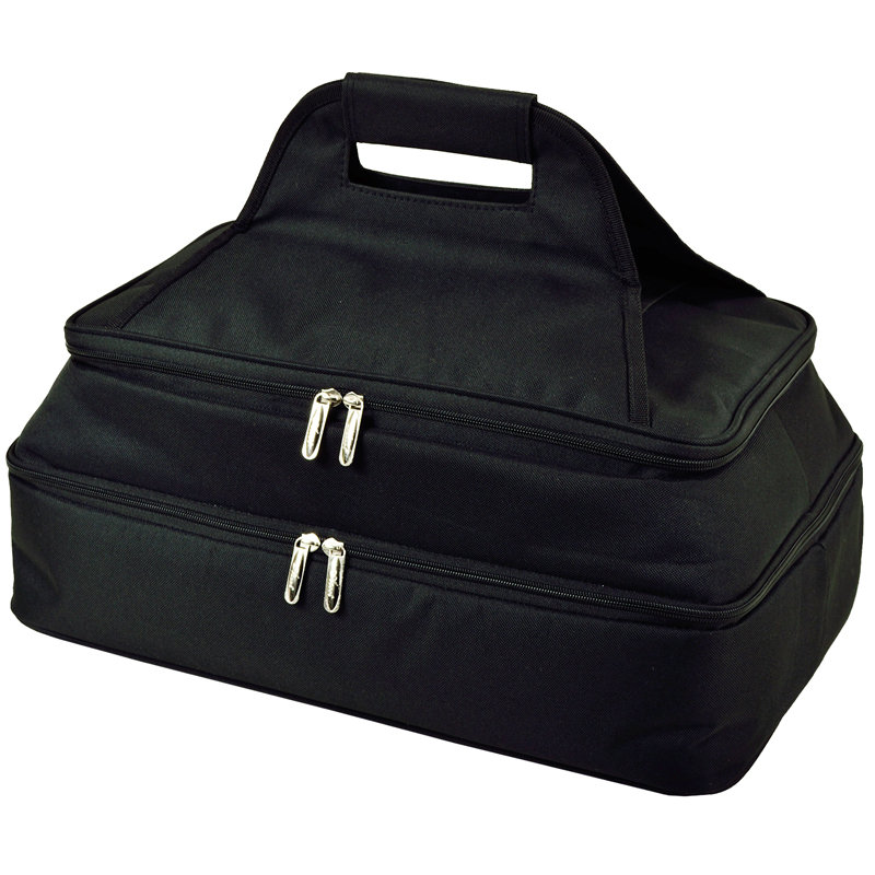 Contenant de rangement pour aliments à eau chaude/froide 5 qt, Noir