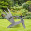 Chaise Adirondack avec repose-pieds Azur-1198052676