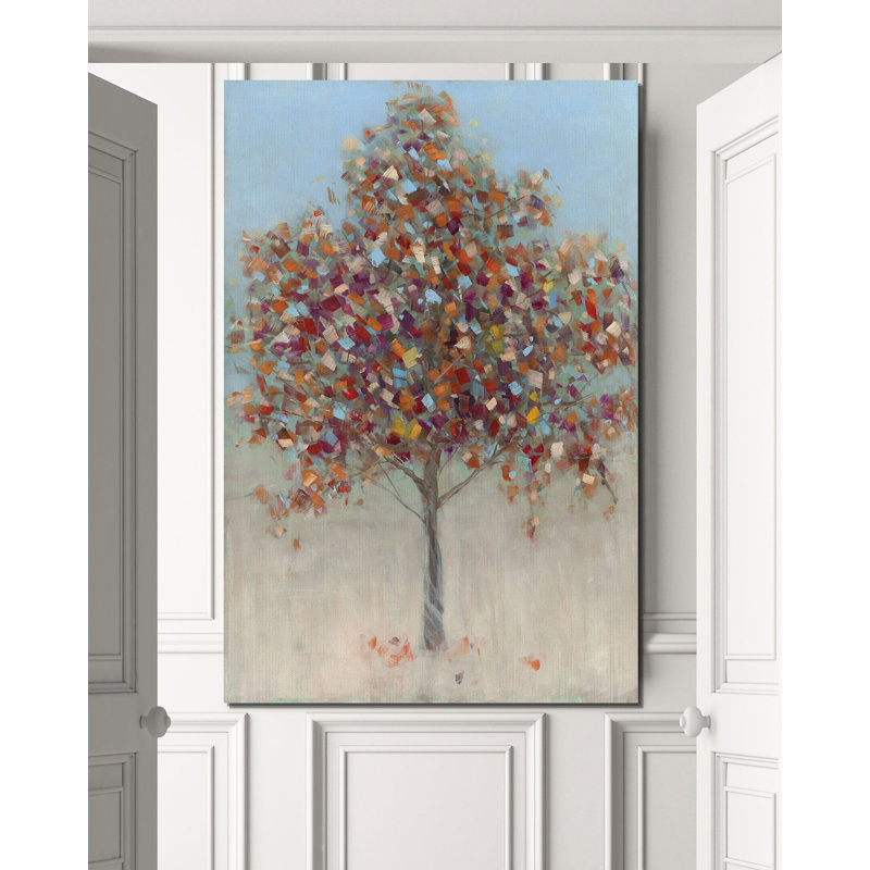 « confetti tree », impression, H 36 po x l 24 po x P 1,5 po, Toile tendue
