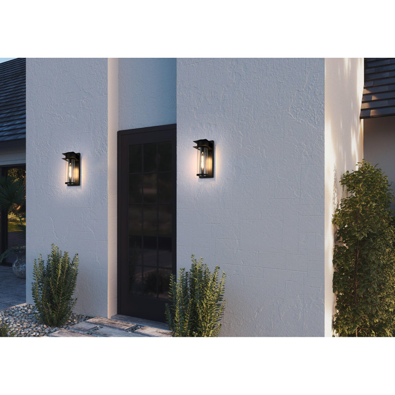 Soriano 5.5 Inch Outdoor Wall Sconce in Black