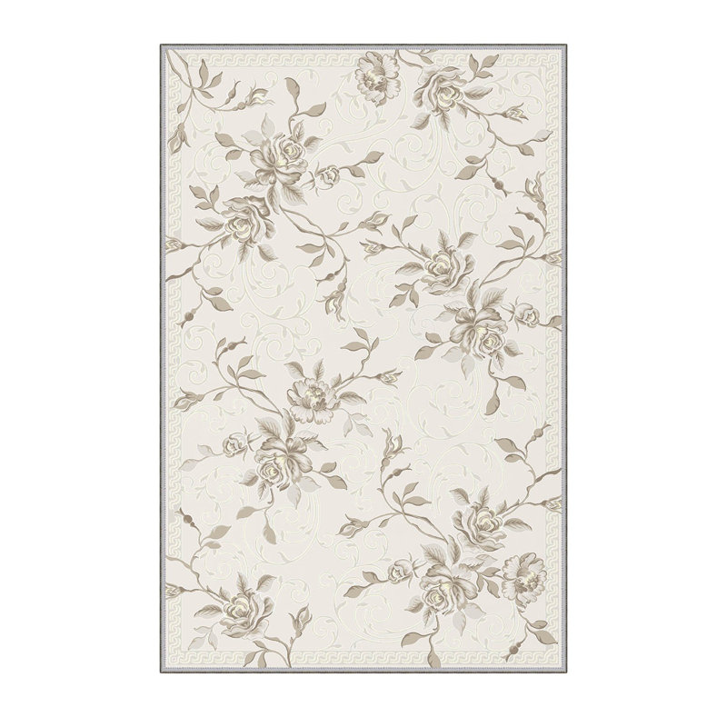 Luxurious 3D Printed Area Carpet, 5.9 x 9.2 Feet | 1% Polyester, .3 in Pile Height, 65 g/m² | Antibacterial & Non-Slip Underside, Machine Washable for Easy Care | Perfect for Living Room, Bedroom, or Office Décor