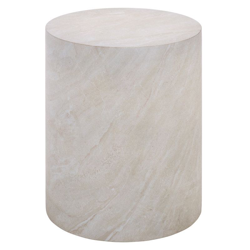 Aurielle Cylinder Accent Table, Smoke