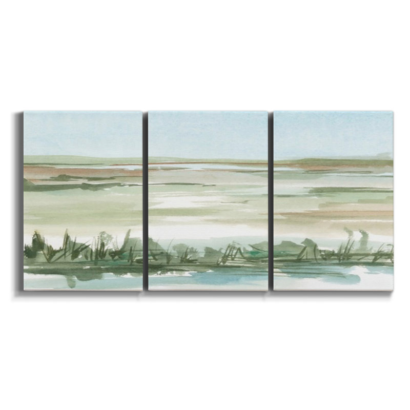 Monet - Toile encadrée à pièces multiples - 2878392C, H 36 po x l 72 po x P 2 po