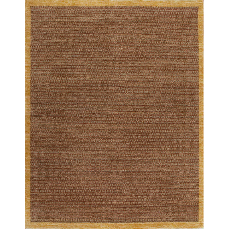 Textures Hand Knotted Wool Area Rug, Rectangle 8' x 10'