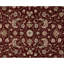 Hand Knotted Area Rug in Wine And Taupe