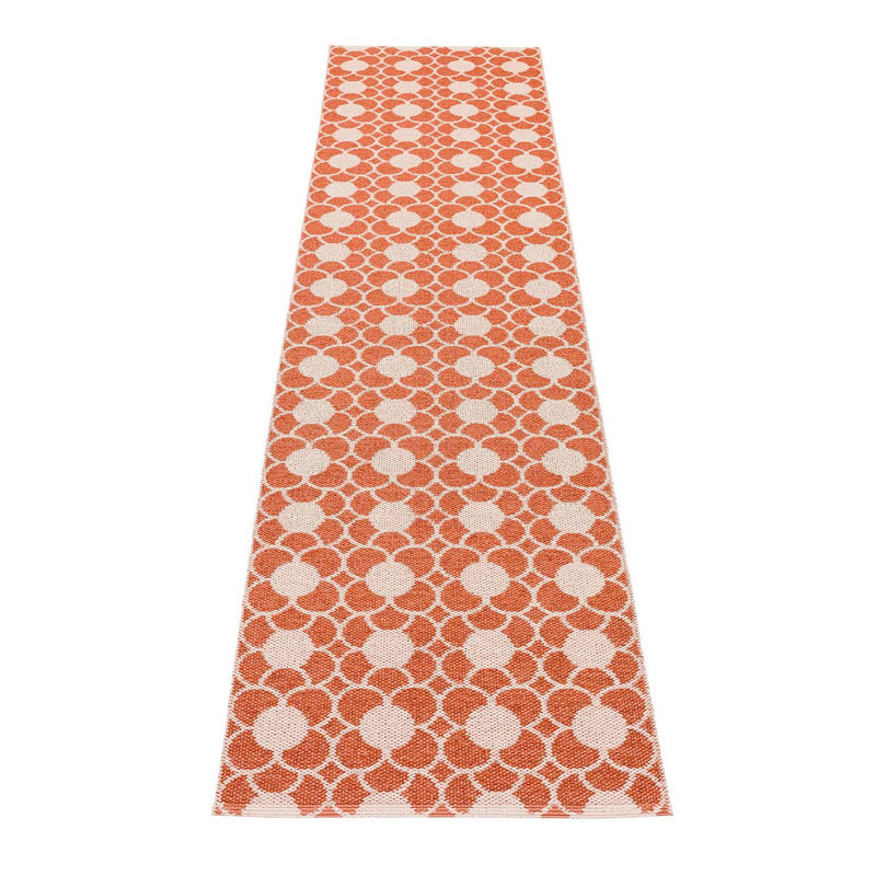 Rug ANYA Oregano 2.25 X 6.5 Ft, Brick, Runner 2'3" x 9'10"
