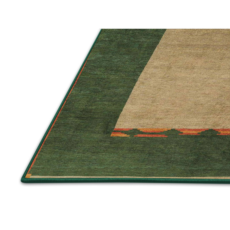 Abstract Indoor Rug, Rectangle 7' x 10'