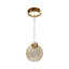 1 - Light Natural Dome Pendant