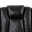 Fauteuil inclinable modulaire en cuir noir-1348604307