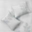 Courtepointe très grande / très grande brodée 6 pièces très grand / bleu / bleu, réversible en microfibre, dossier doux, microfibre blanche à broderie classique, réversible avec,-117409806-117409808