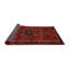 Tapis traditionnel noir / rouge / blanc-868071896