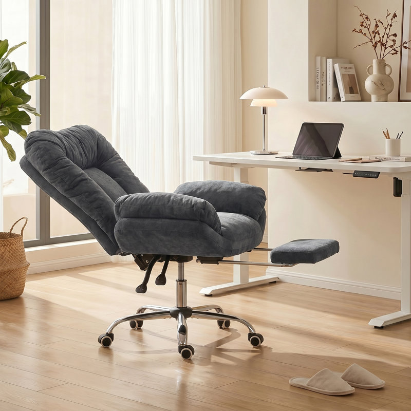 Chaise de bureau Criss, Gris foncé