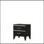 Table de chevet noire