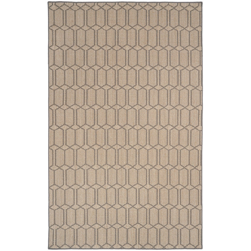Timikia Jute/Sisal Geometric Rug, Rectangle 2' x 3'