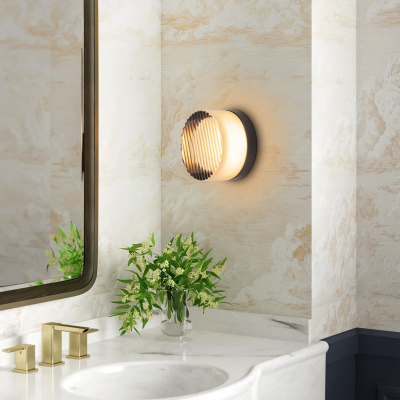 Adalat 1 - Light Led Dimple Wall Flush Mounted Sconce