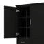 Armoire de rangement haute et spacieuse avec tiroirs et portes-460794650