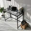 Cypher Glass Steel Writing Desk-856237480