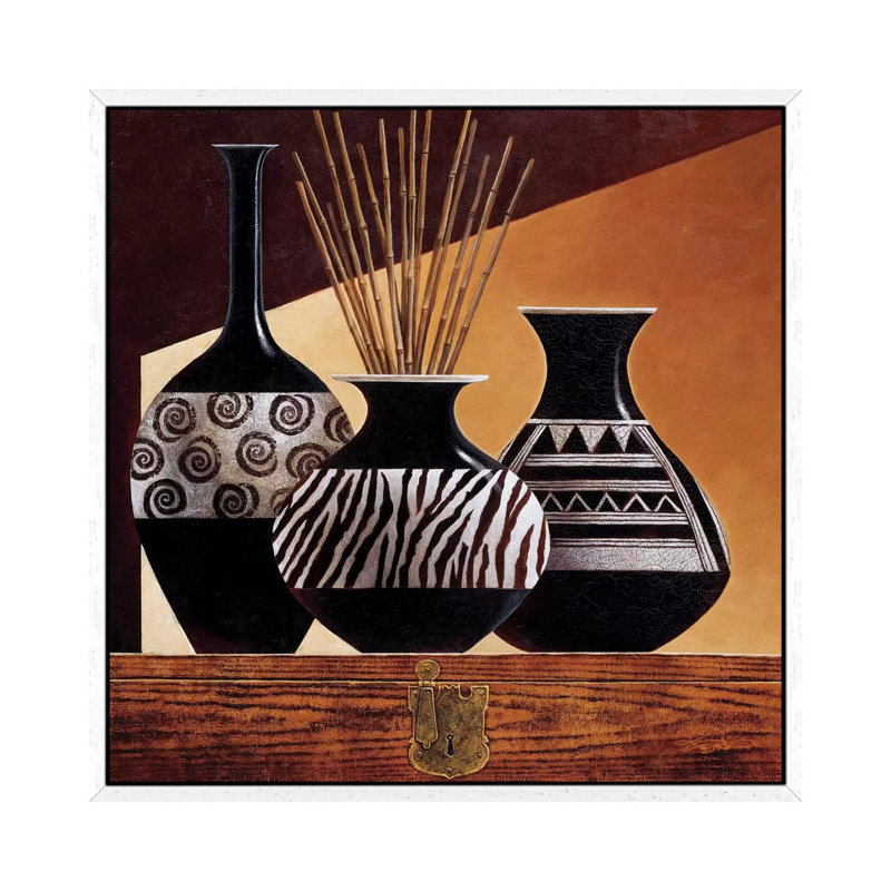 Keith Mallett by Keith Mallett - 1 Piece Floater Frame Wall Art on Canvas, 66.04 cm H x 66.04 cm W, White