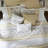 Premium Cotton Percale Bedding Set, Farmhouse Style Queen Comfort