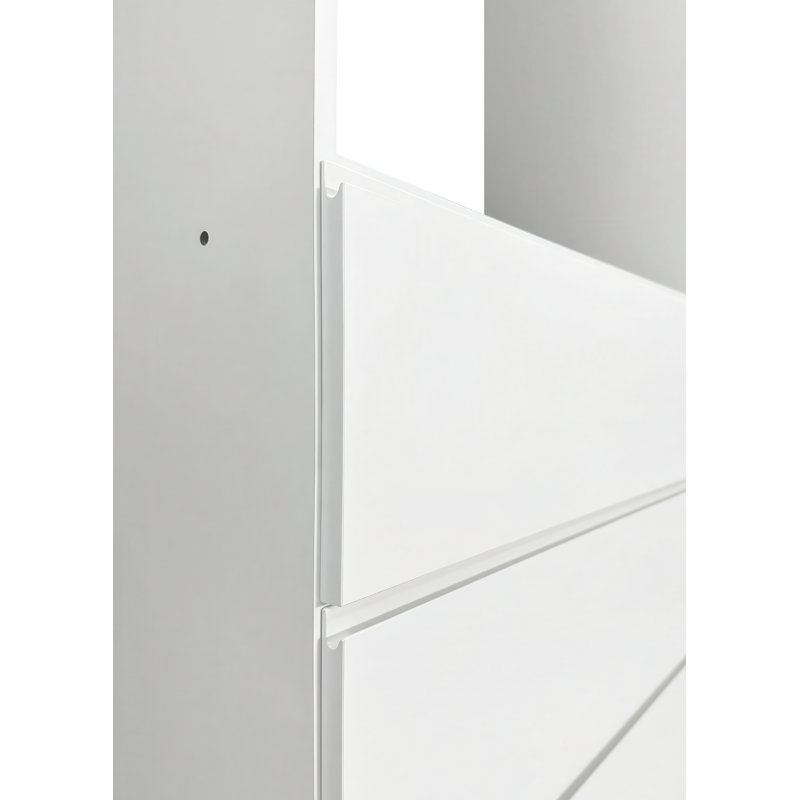 Kalinikos Freestanding Walk in Wood Closet System, White