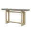 Console très longue pour le vestibule, canapé moderne en bois avec cadre en bois massif, table de vestibule rectangulaire unique-774256485
