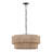 23.2" 6-Light Scalloped Rope Drum Chandelier-1664452977-1664452983