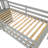 Loft bed with staircase , Grey-1540267587