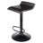 Swivel Upholstered Adjustable Height Counter Stool with Metal Frame