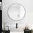 Large Round Black Circular Mirror-385347527