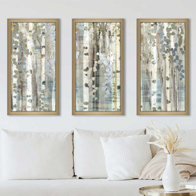 " Birch Wood Meadow " by Susan Jill 3 - Pieces