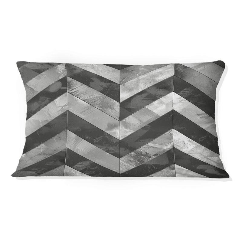 Coussin lombaire à chevrons Rhythm III - Glam