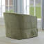 Chaise pivotante à jupe Elm Caper-1250945809