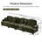 Sofa, Cloud Couch Sectional Sofa, Chenille Sofa-616619239-616619237
