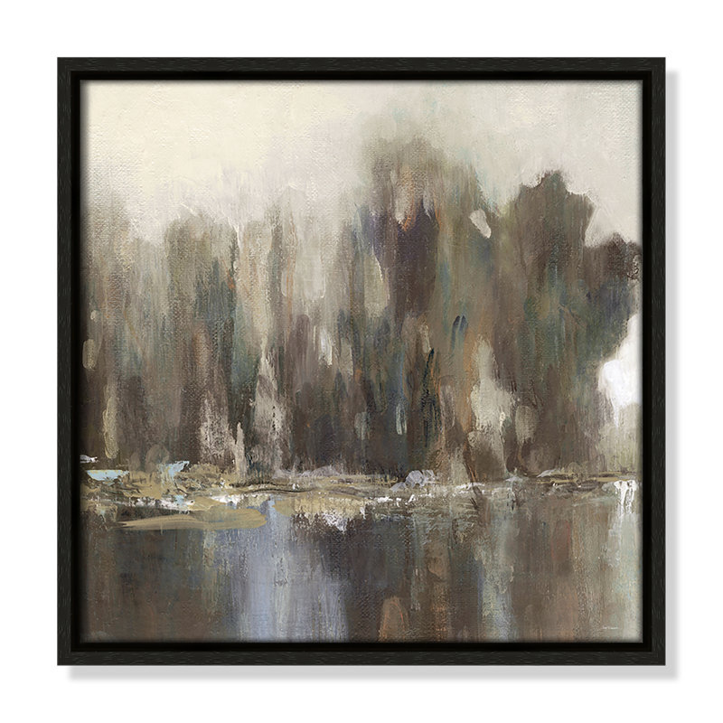 «Daily Reflections II» par Carol Robinson, Espresso, H 13,5 po x l 13,5 po
