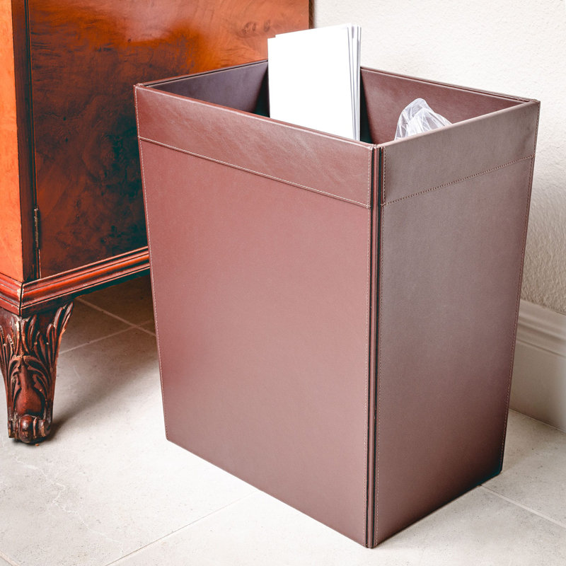 Corbeille pour déchets Ramer, Brun