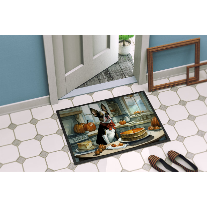 Paillasson intérieur / extérieur Koerich Boston Terrier, L 18 po x L 27 po