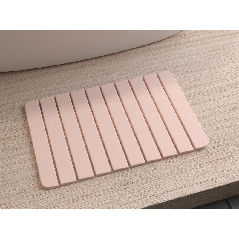 Aadhithya Diatomaceous Earth Bath Mat, Pink