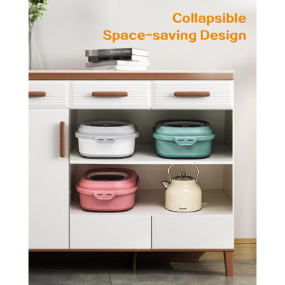 Dog Food Storage Container - Up To 30Lbs Collapsible Dog Food Container With Airtight Lids, Scoop And 2.5L Small Storage Container Dry Food For Dog,