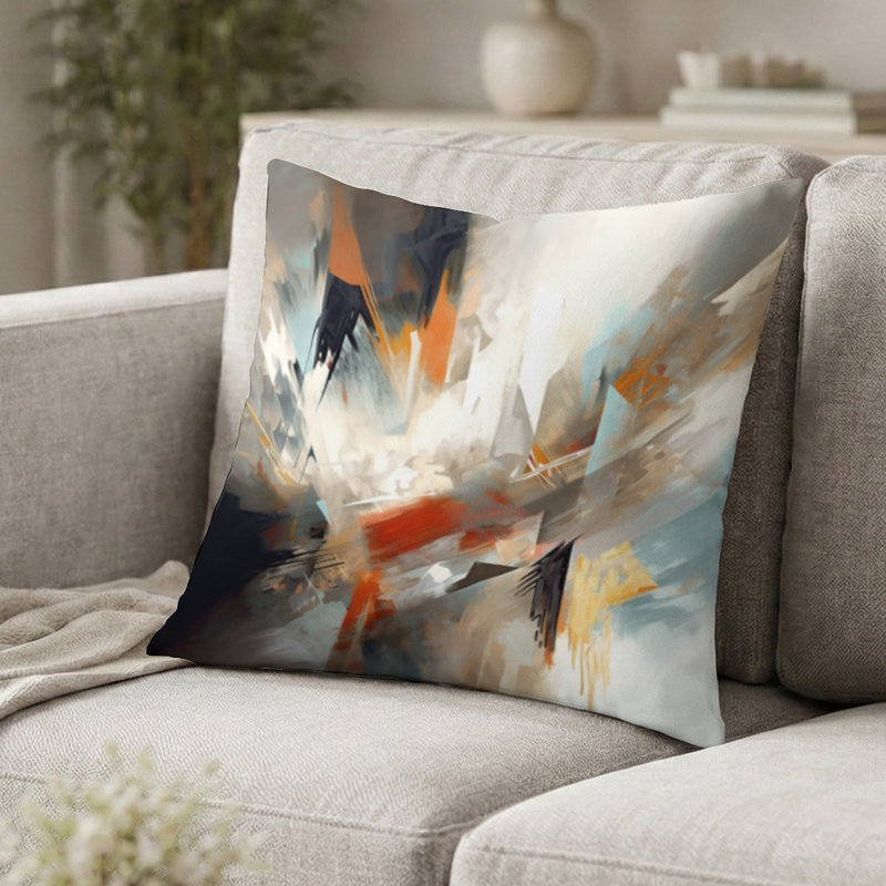 Coussin décoratif moderne Modern, H 16 po x l 16 po