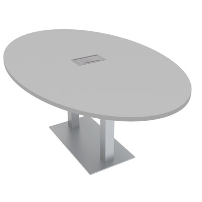 Oval Conference Table with Power and Data