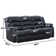 Emryn 81.5'' Wide Modern and Super Soft Faux Leather Manual Reclining Sofa with Wide Backrest