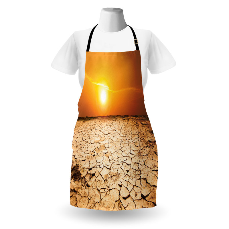 No Pattern Bib Apron