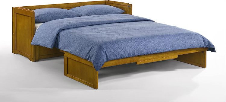 Cormack Solid Wood Queen Murphy Cabinet Bed with 6-Inch Gel Memory Foam Mattress