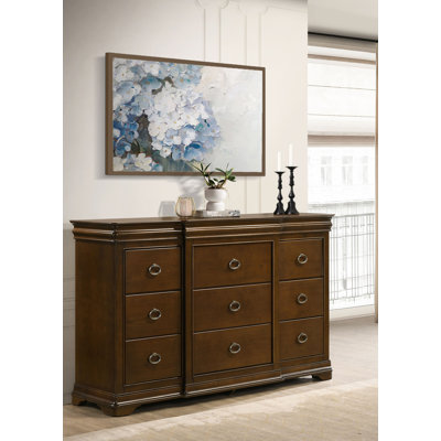 Commode l 68,40 po, cerisier brun