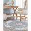 Tapis transitionnel Marvella gris et bleu-1150128968