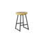 Chuleta Round Bar Stool, Natural