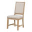 Ensemble de salle à manger 5 pièces avec table ronde et 4 chaises rembourrées pour la cuisine et la salle à manger-766542120