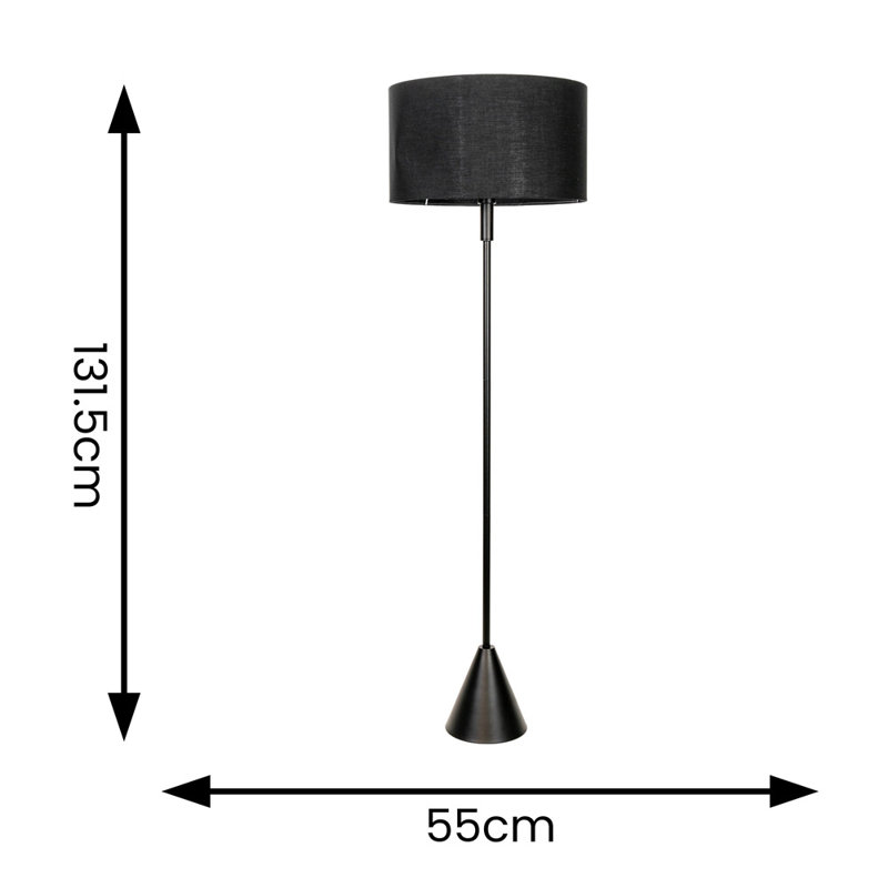 131.5cm Matte Traditional Floor Lamp