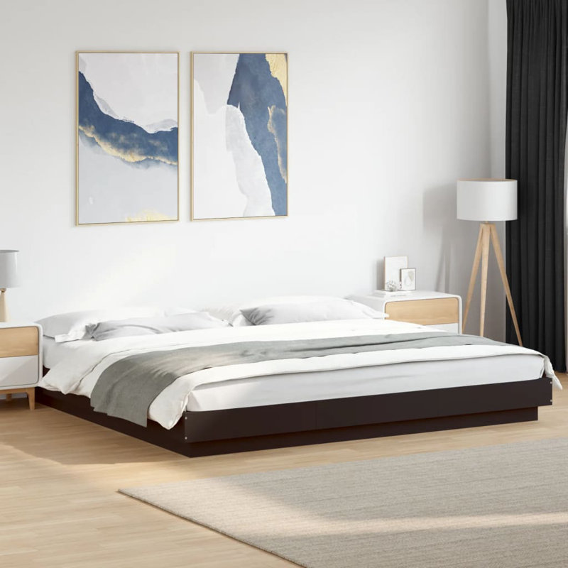 Bormann Bed Frame, Super King (180 x 200 cm), Concrete Grey